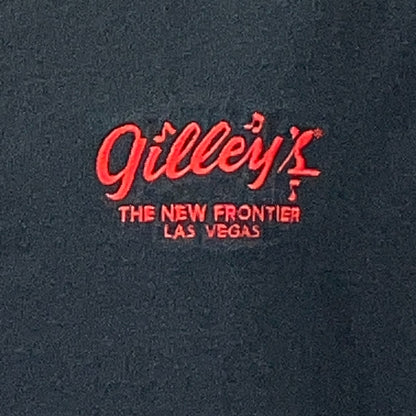 Vintage 90s Gilleys Saloon Las Vegas Henley T Shirt New Frontier Black 2XL XXL
