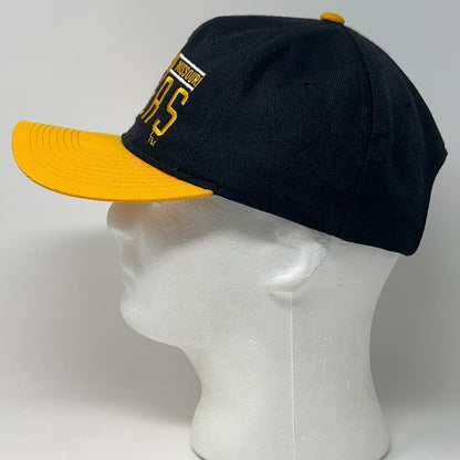 Vintage 90s Missouri Tigers Mizzou University Hat Baseball Cap Snapback Black