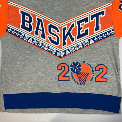 Basket Champions of America Vintage Y2Ks T Shirt XL X-Large Basketball Mens Gray