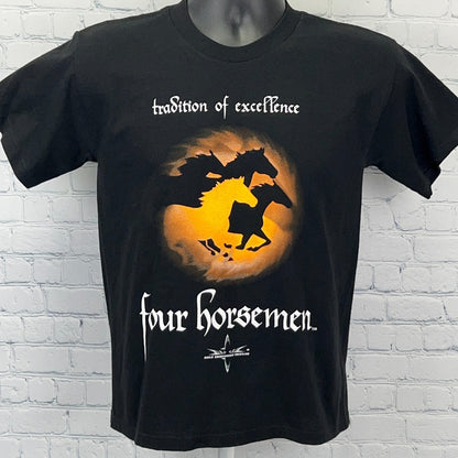 Vintage The Four Horsemen WCW NWO T Shirt Nitro Grill Las Vegas Black S Small