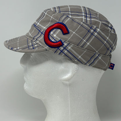 Chicago Cubs Womens Army Cadet Hat Baseball Cap MLB 47 Brand Strapback Beige