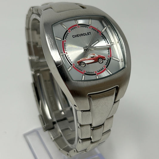 1961 C1 Chevrolet Corvette Watch Wristwatch GM Official CHV01V Stainless Steel