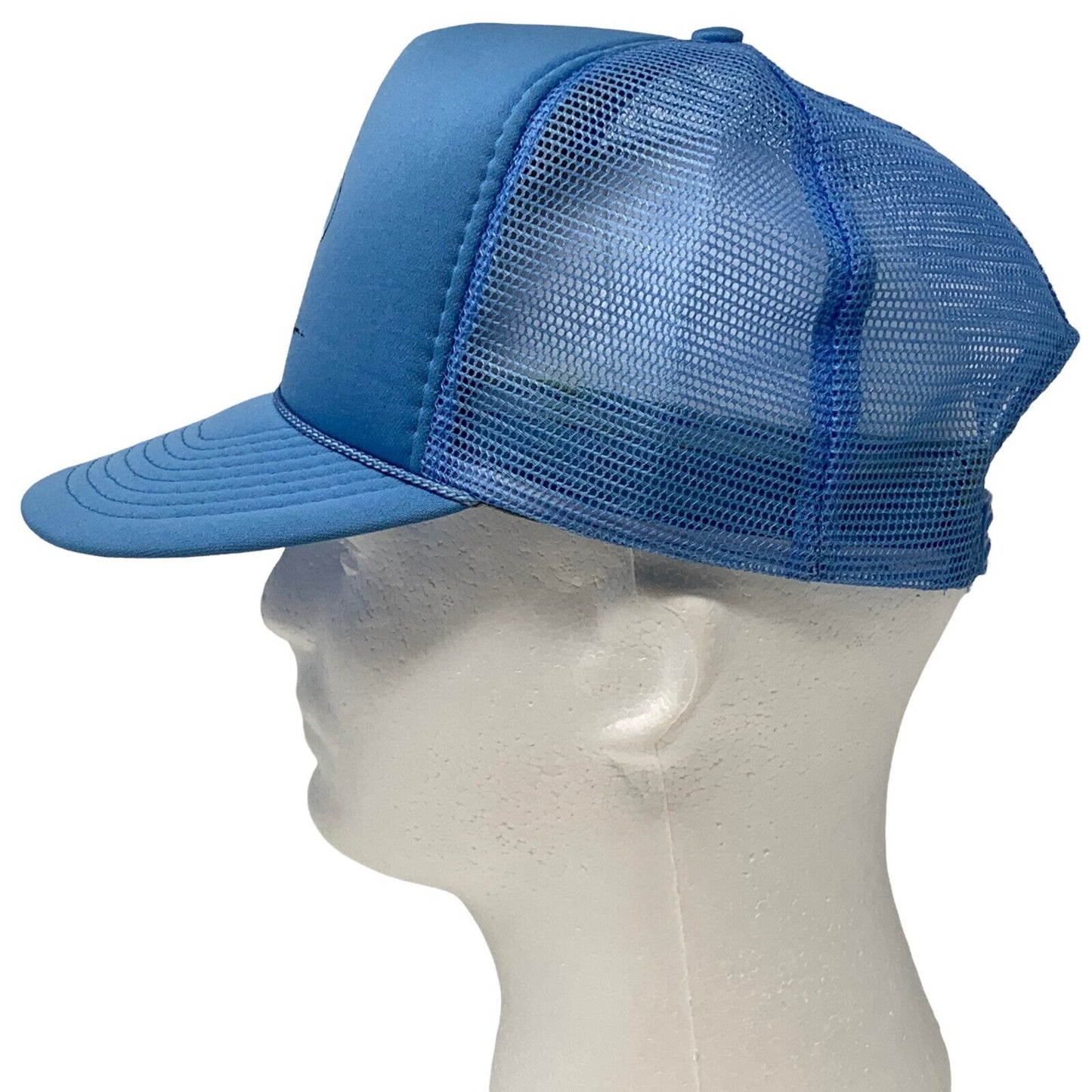 Gorra de béisbol con diseño de herraduras Ringer, estilo vintage, de malla, estilo años 80, color azul