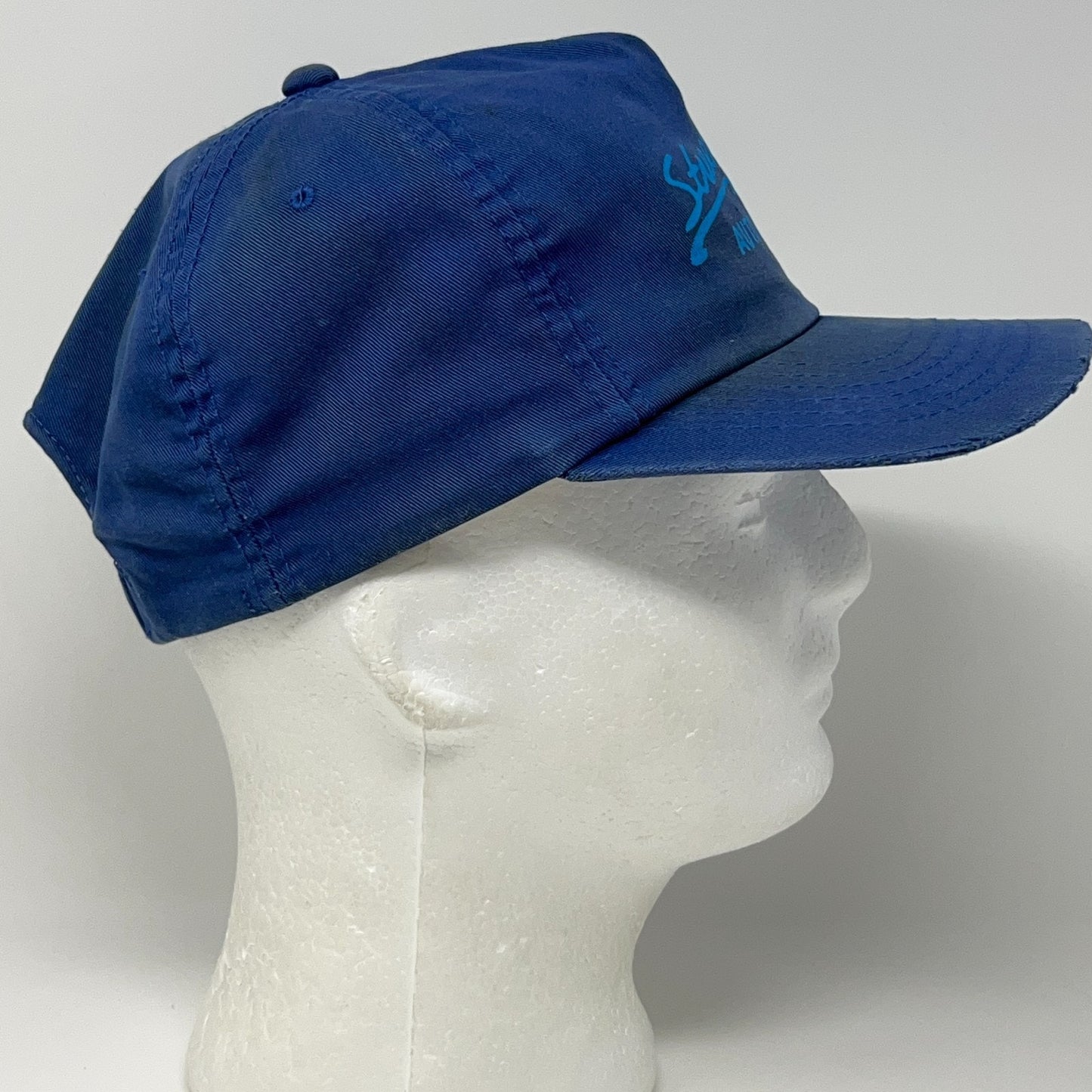 Vintage 90s Street Heart Auto and Diesel Hat Baseball Cap 5 Panel Snapback Blue