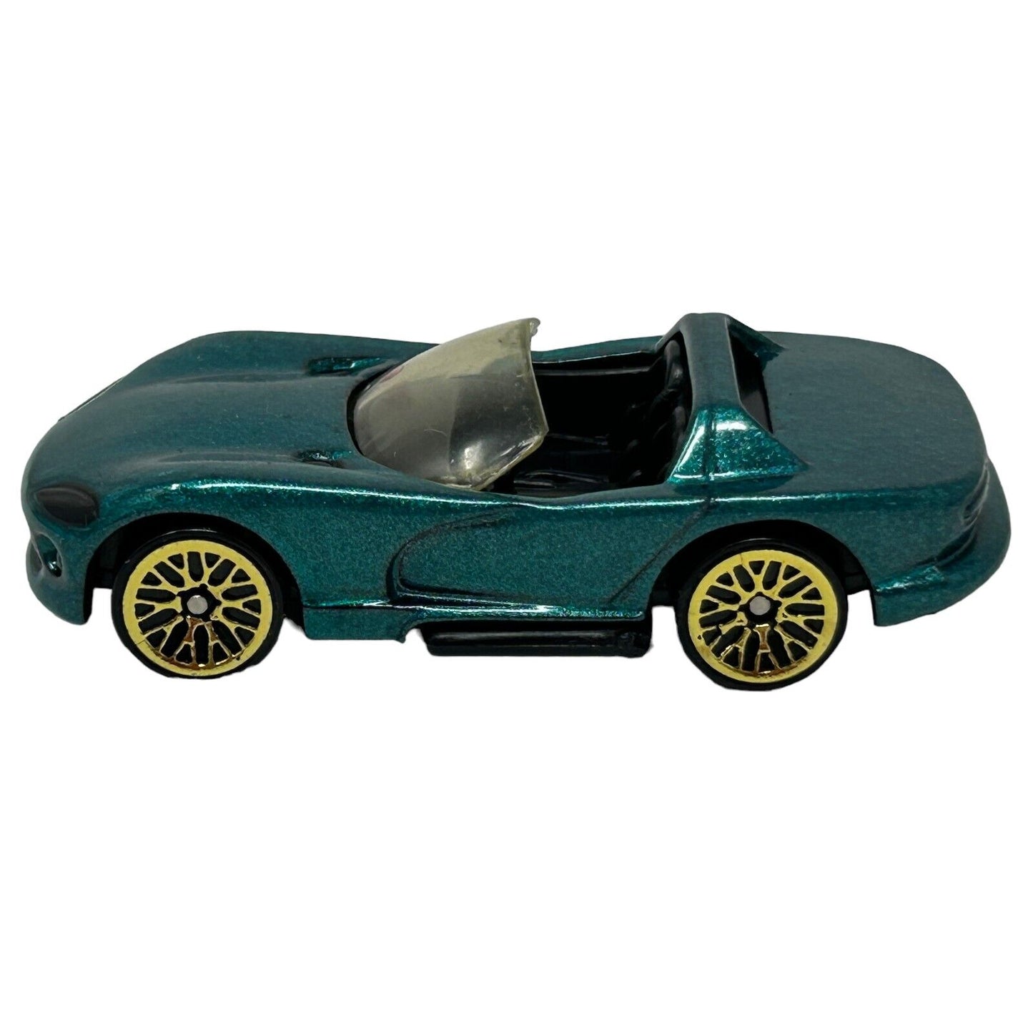 Dodge Viper RT 10 Hot Wheels Diecast Car Vintage 90s Green Convertible Vehicle