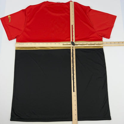 Las Vegas Golden Knights T Shirt L Large Black Red Gold Station Casinos NHL Tee