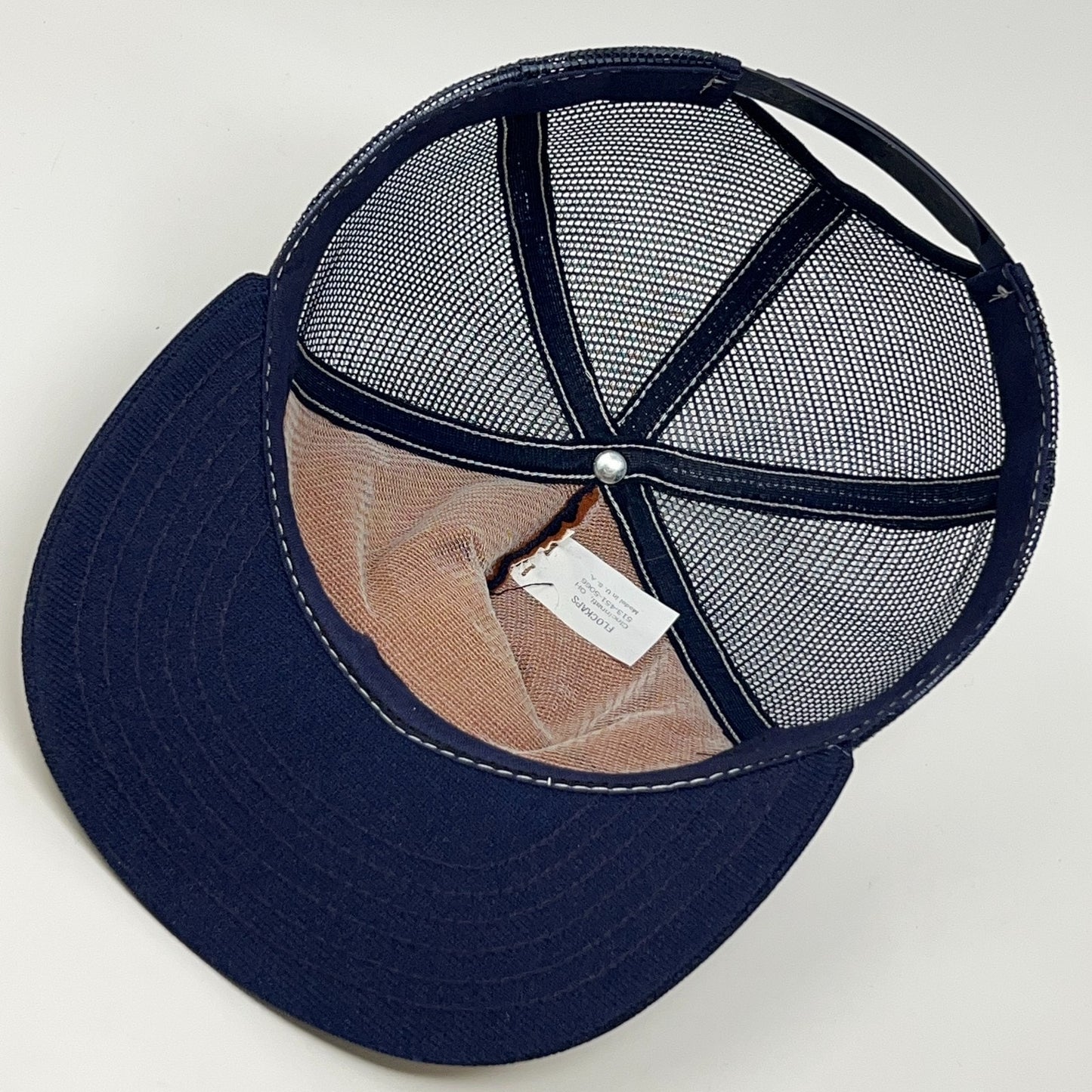 Vintage 80s Disabled American Veterans Trucker Hat Baseball Cap Snapback Blue