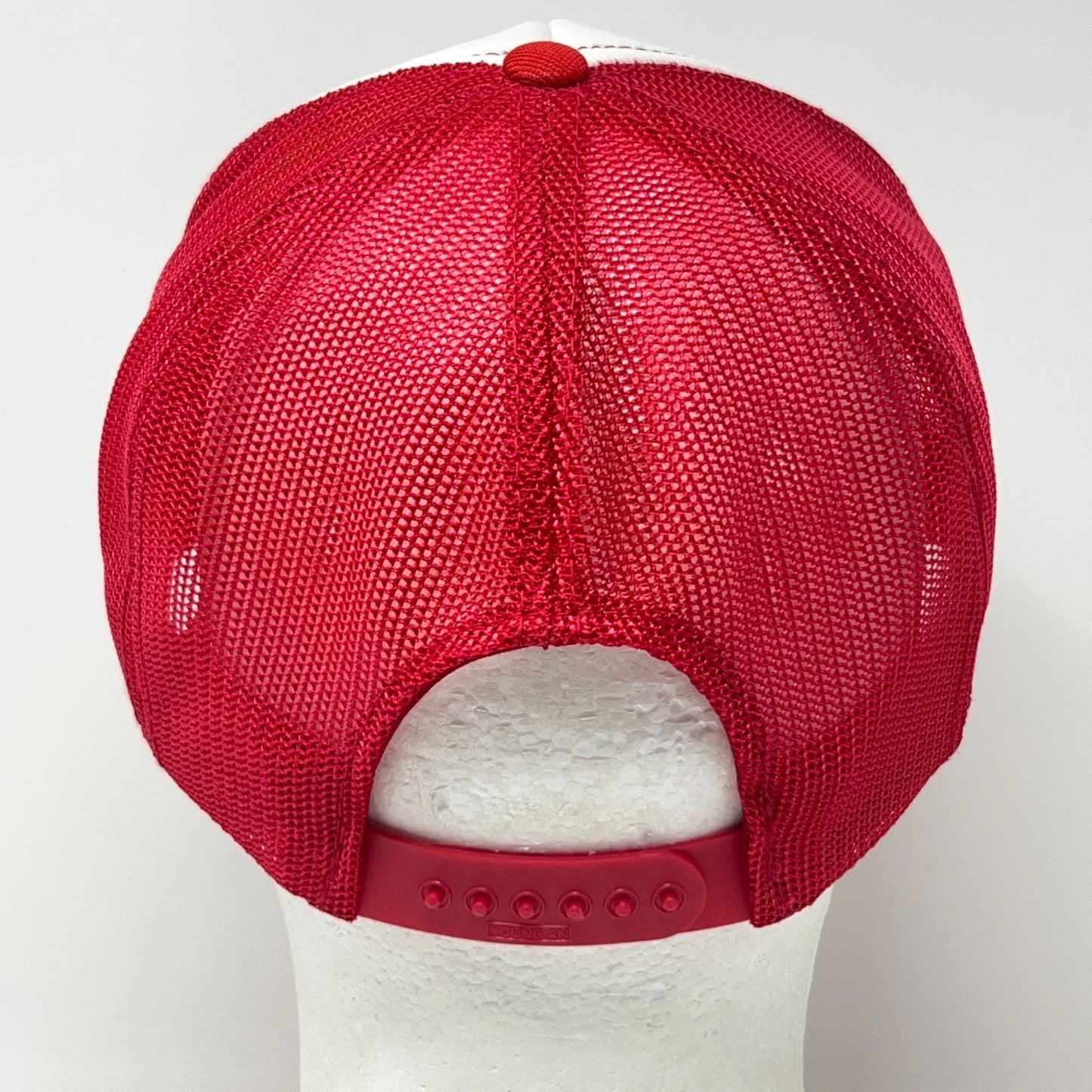 Vintage 80s Hawthorne Trap Club Trucker Hat Baseball Cap Shooting Snapback Red