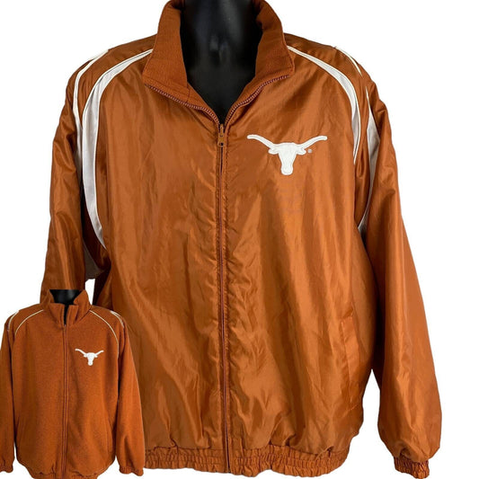 University of Texas Longhorns Reversible Jacket Orange NCAA G-III UT Austin 2XL