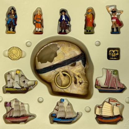 Pirateology The Board Game Sababa Toys 2007 Pirates Skull Ships Complete