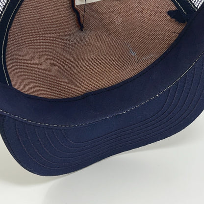 Vintage 80s Disabled American Veterans Trucker Hat Baseball Cap Snapback Blue