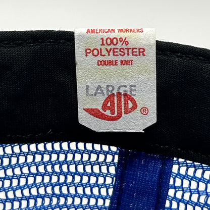 Vintage 80s Kansas City KC Royals Trucker Hat Baseball Cap Mesh Snapback Blue