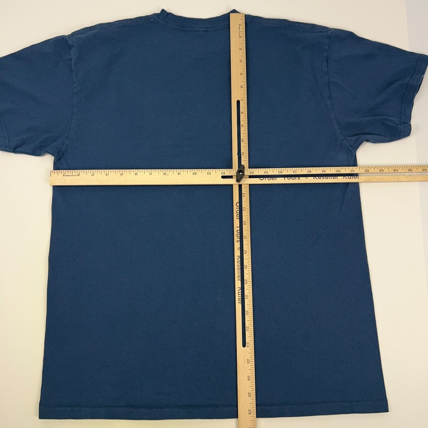 Black Scale Spell Out T Shirt BLVCK SCVLE Streetwear Blue Tee Unisex L Large