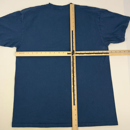 Black Scale Spell Out T Shirt BLVCK SCVLE Streetwear Blue Tee Unisex L Large
