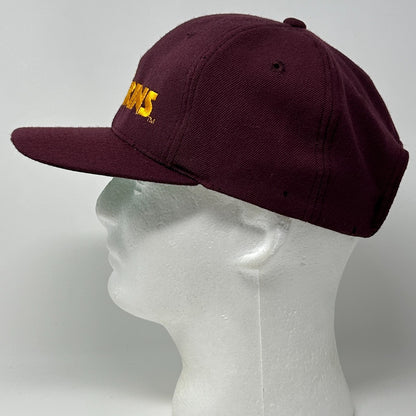 Vintage 90s Washington Redskins Hat Baseball Cap Commanders AJD Snapback Red