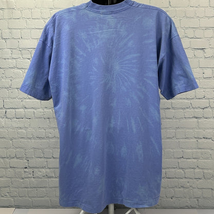 Vintage 90s I Can't Take It Anymore T Shirt The Head Said Tie Dye Blue XXXL 3XL