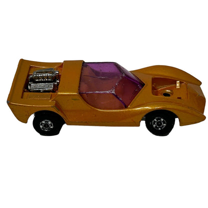 Gruesome Twosome Matchbox Diecast Car Vintage 70s Superfast Lesney Gold Orange 4