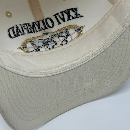 Vintage XXVI Olympiad Atlanta Hat Baseball Cap 1996 Summer Olympic Games White