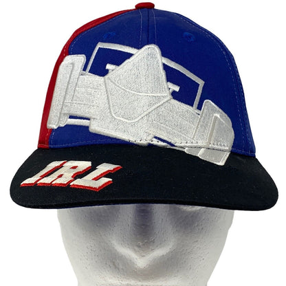 Gorra de béisbol vintage IRL Indycar, años 90, carrera de autos Indianápolis Indy 500, azul