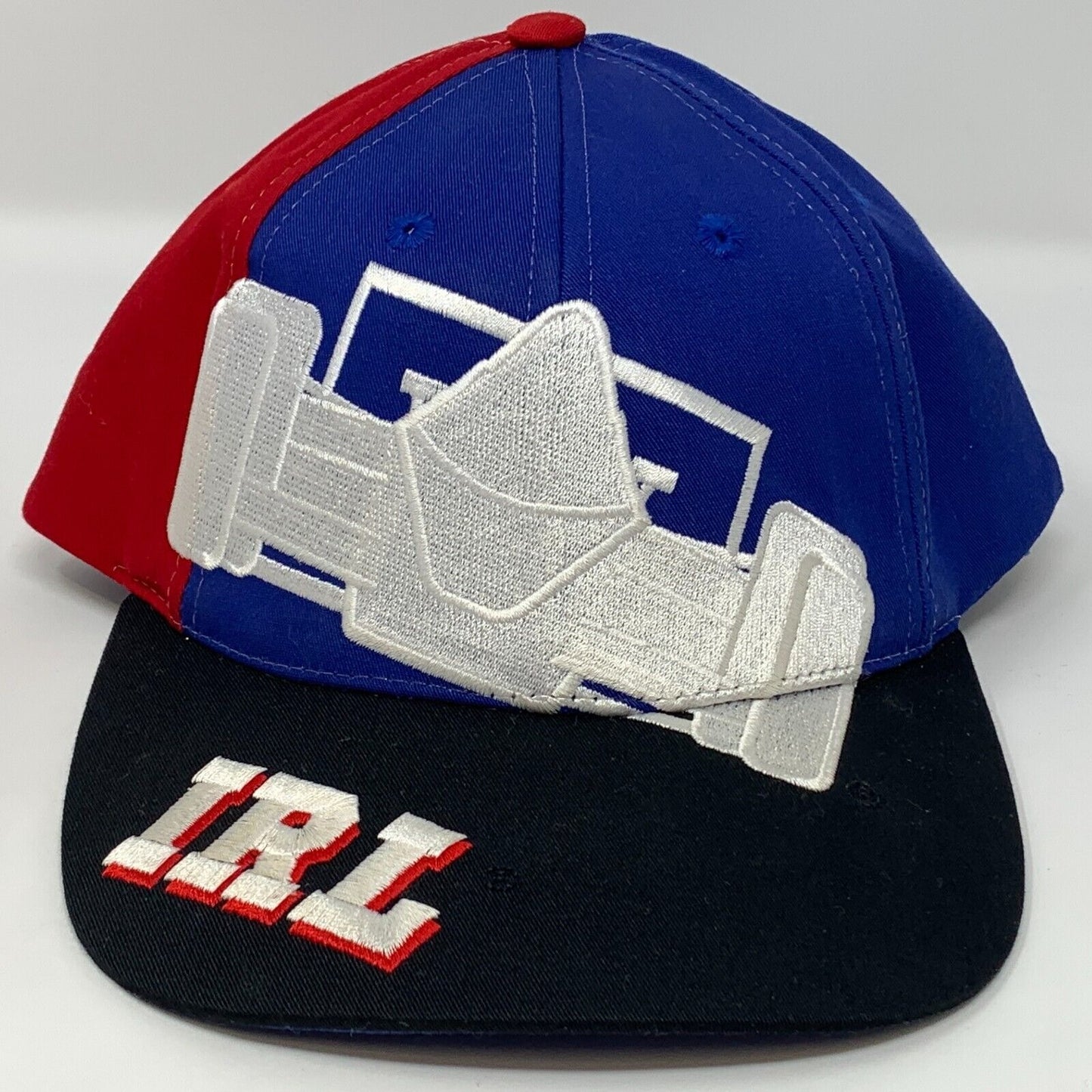 Gorra de béisbol vintage IRL Indycar, años 90, carrera de autos Indianápolis Indy 500, azul