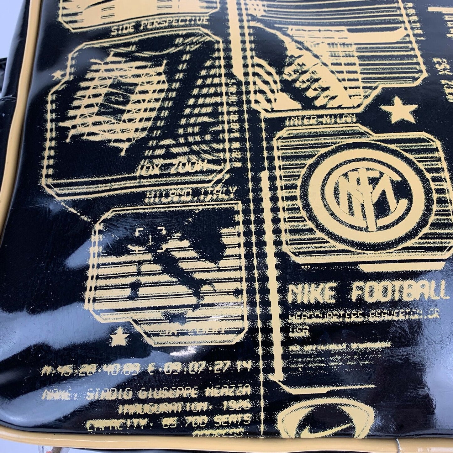 Vintage Nike Inter Milan Bag Football Club Internazionale Milano Soccer Futbol