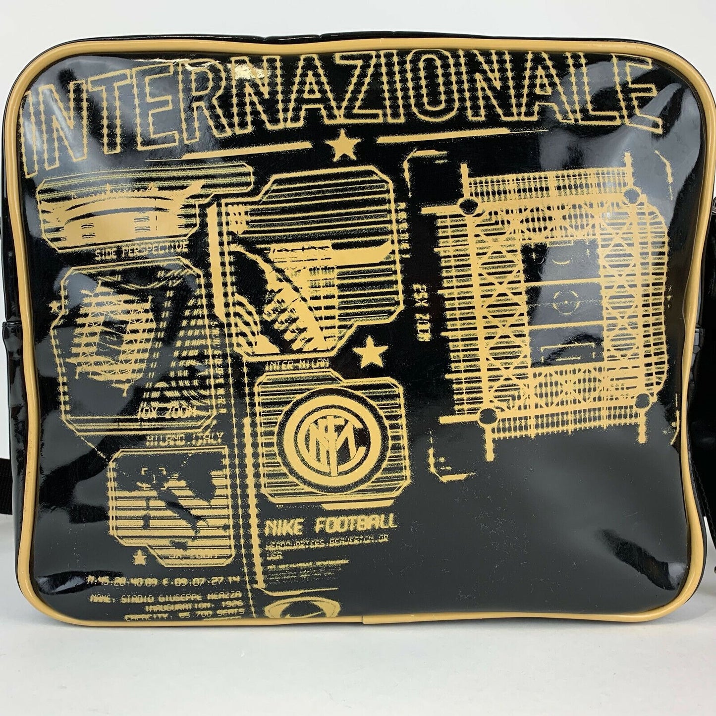 Vintage Nike Inter Milan Bag Football Club Internazionale Milano Soccer Futbol