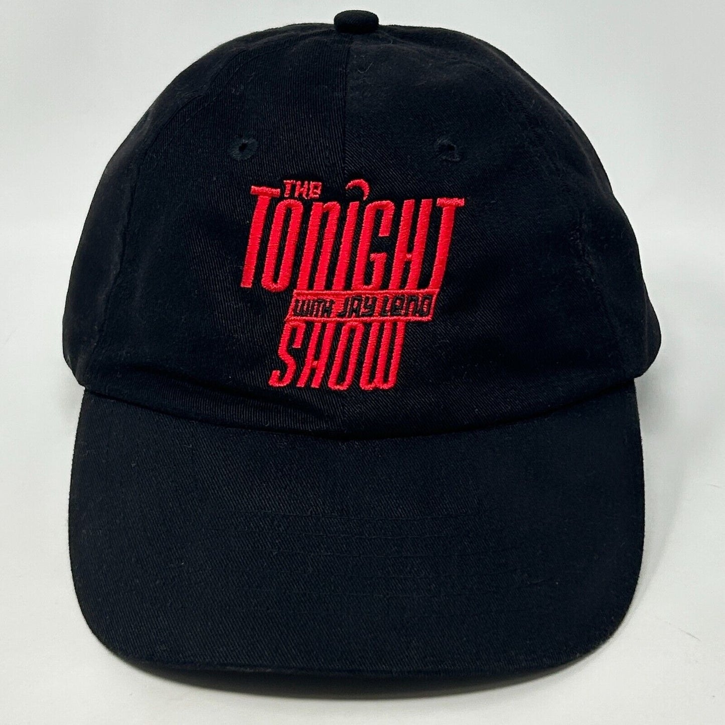 Vintage The Tonight Show with Jay Leno Dad Hat Baseball Cap TV Strapback Black