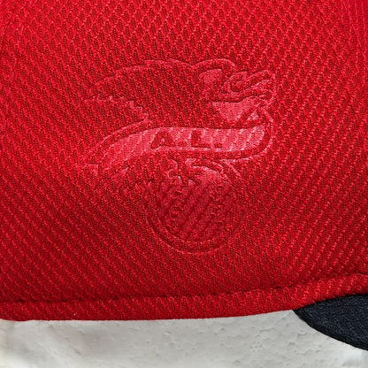 Los Angeles LA Angels Hat Baseball Cap Batting Practice New Era Red Fitted 7 3/8