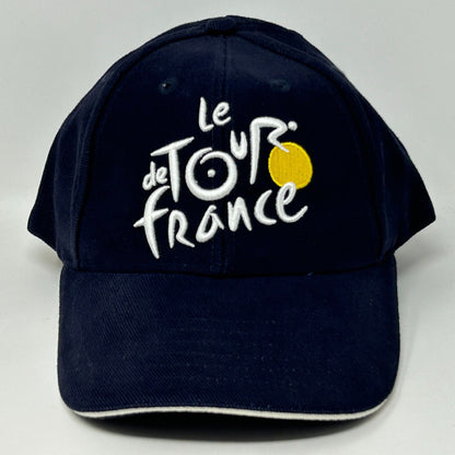 Le Tour De France Hat Blue Bike Bicycle Race Six Panel Strapback Baseball Cap