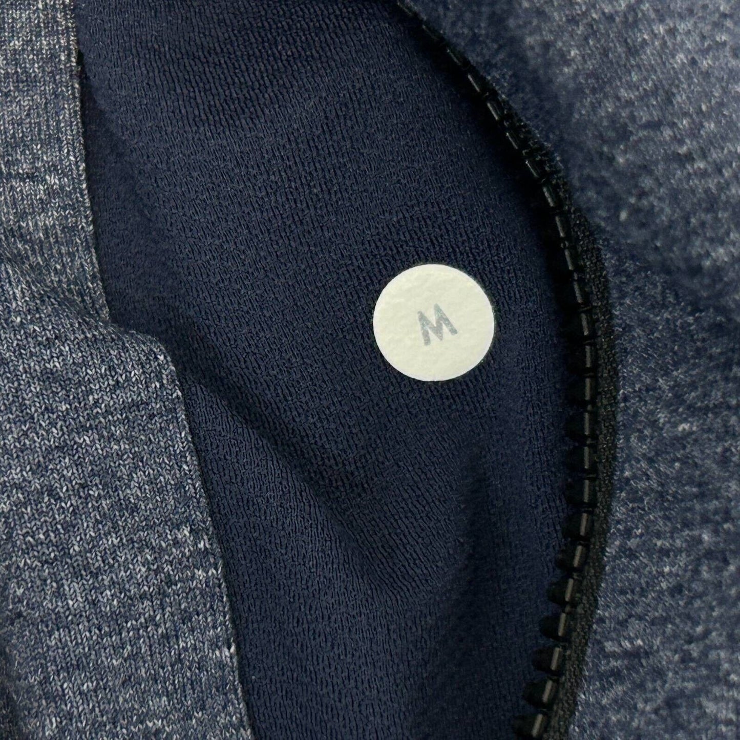 Chaqueta deportiva Lululemon Shift de manga larga con cremallera completa y aberturas para los pulgares para hombre, color azul