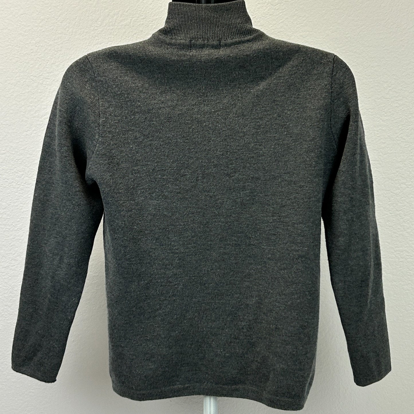 Patagonia Merino Wool 1/4 Quarter Zip Sweater Long Sleeve 51465 Gray S Small