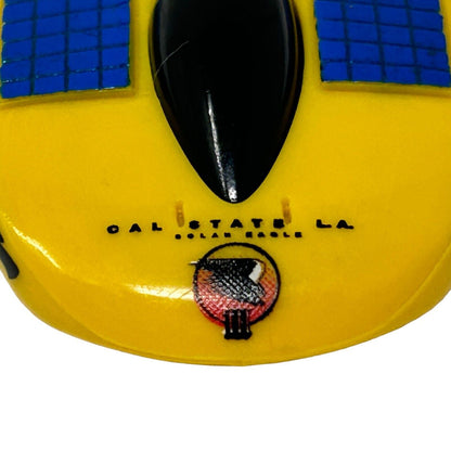 Cal State LA Solar Eagle III Hot Wheels Collectible Diecast Car Yellow Vintage