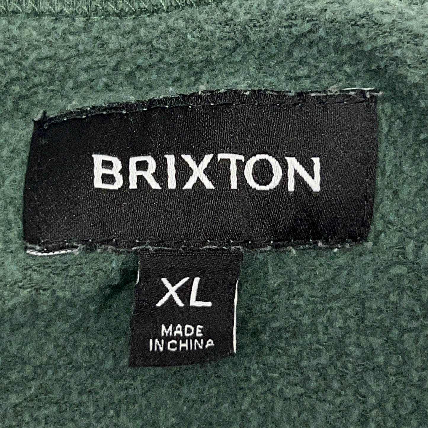 Brixton Supply Sweatshirt Streetwear BRXTN Crew Neck Sweater Green XL X-Large