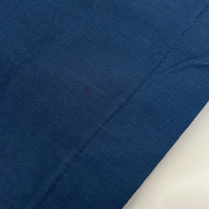 Bowl Movement Bowling Camp Shirt Button Front Bowler Toilet Hilton Blue L Large