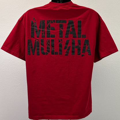 Vintage Y2Ks Metal Mulisha T Shirt Biker Supercross MMA Motocross Red XL X-Large