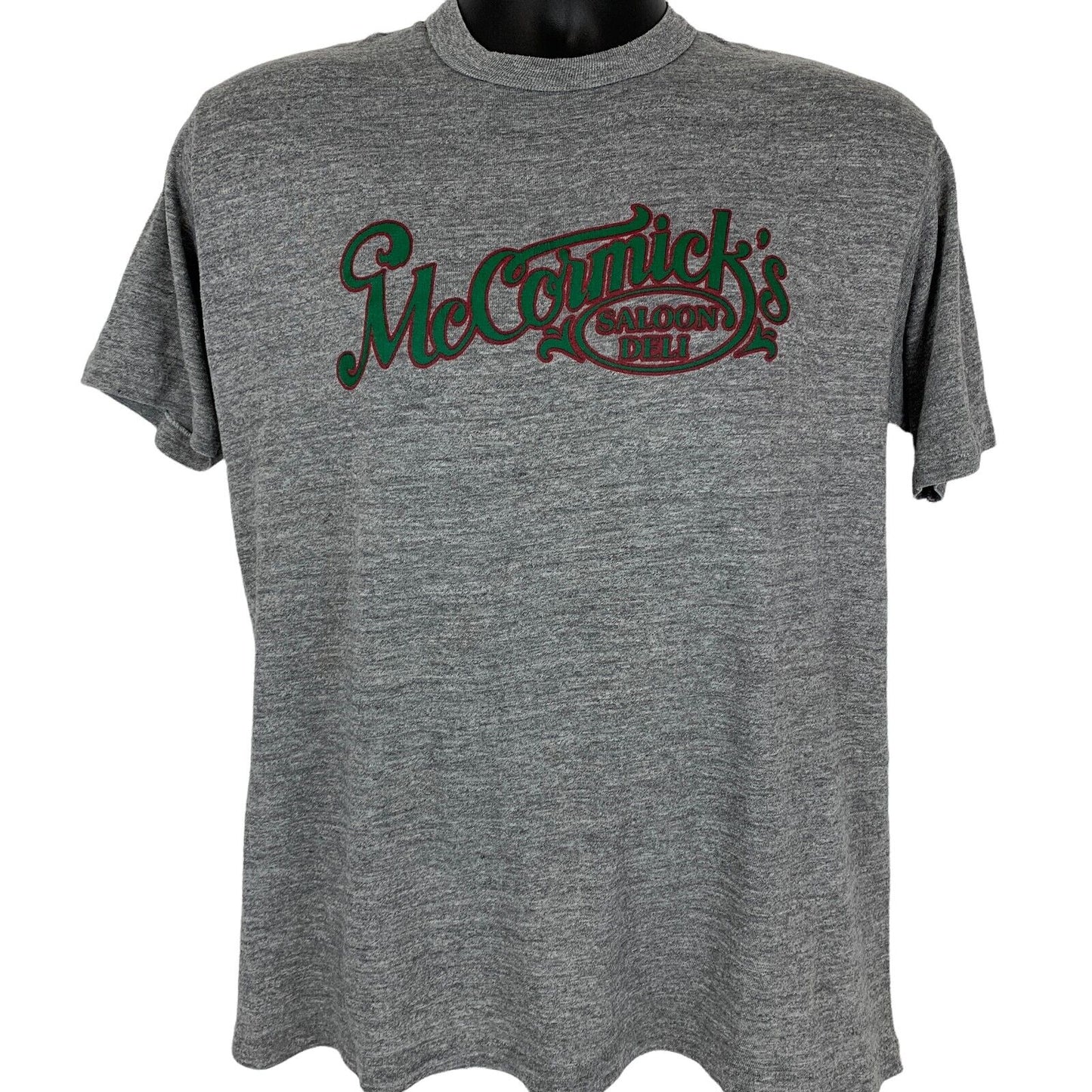 McCormicks Saloon Deli Vintage 80s T Shirt Minneapolis Minnesota USA Made Large