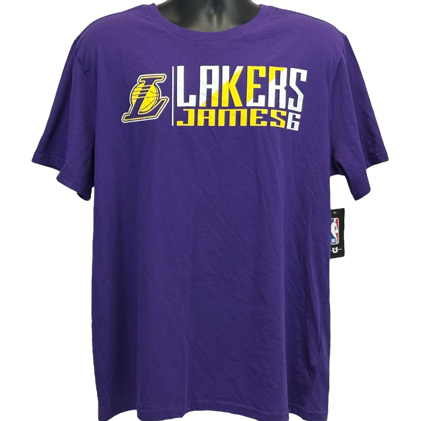 Camiseta de LeBron James de Los Angeles Lakers, talla XL, talla XL, camiseta NBA LA King para hombre, color morado