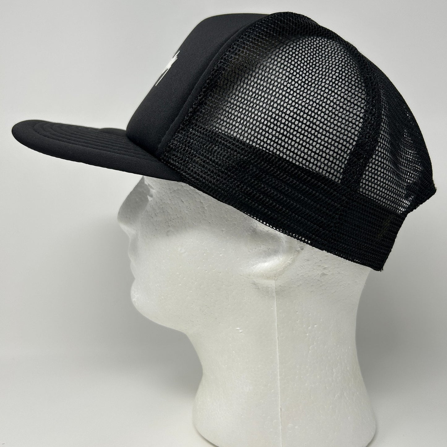 Vintage 80s Mickey Gilley Trucker Hat Baseball Cap Country Mesh Snapback Black