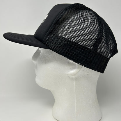 Vintage 80s Mickey Gilley Trucker Hat Baseball Cap Country Mesh Snapback Black