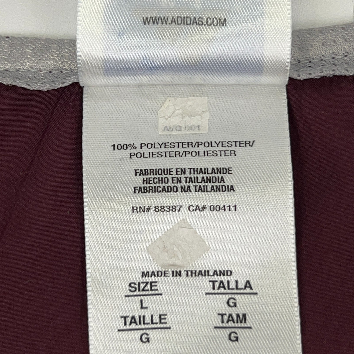 Vintage Y2K Adidas Team Baseball Warm Up Pullover Windshirt L Large Maroon Gray