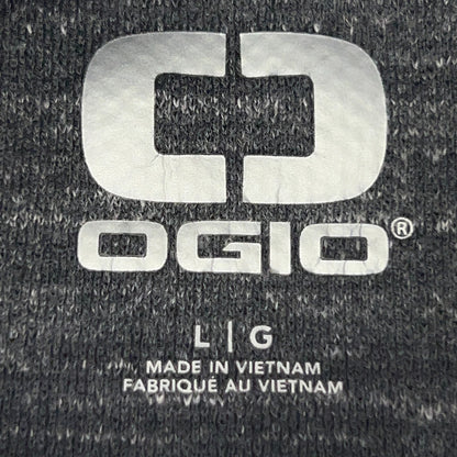 Cowboy Channel Cowboy Christmas 1/4 Quarter Zip Shirt Pockets OGIO Gray L Large