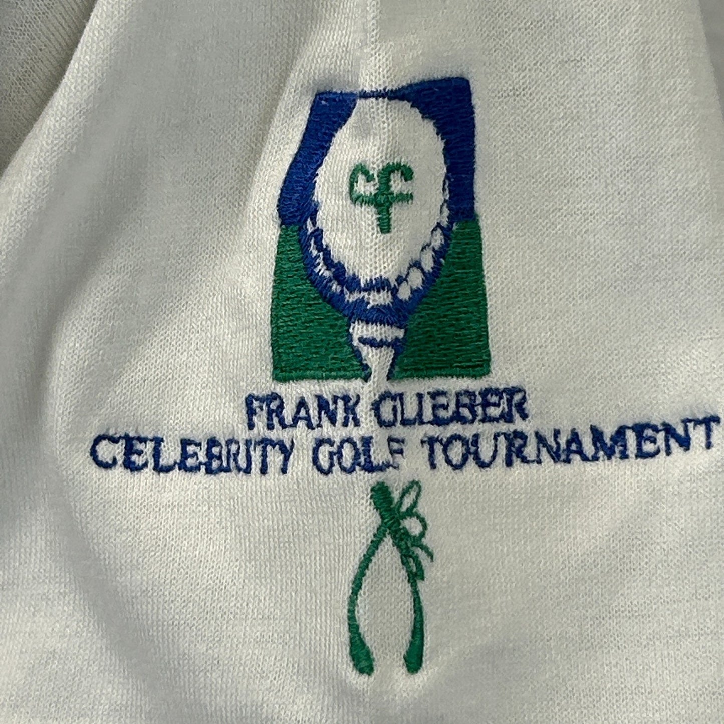 Vintage 80s Gleneagles CC Country Club Polo Shirt Plano Texas Golf White L Large