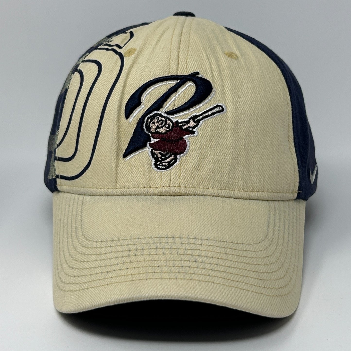 San Diego Padres Hat Baseball Cap Nike Team MLB 6 Panel Blue Flex Fitted OSFM