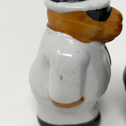 Vintage 90s Joe Camel Cigarettes Salt and Pepper Shakers Black White Promotional