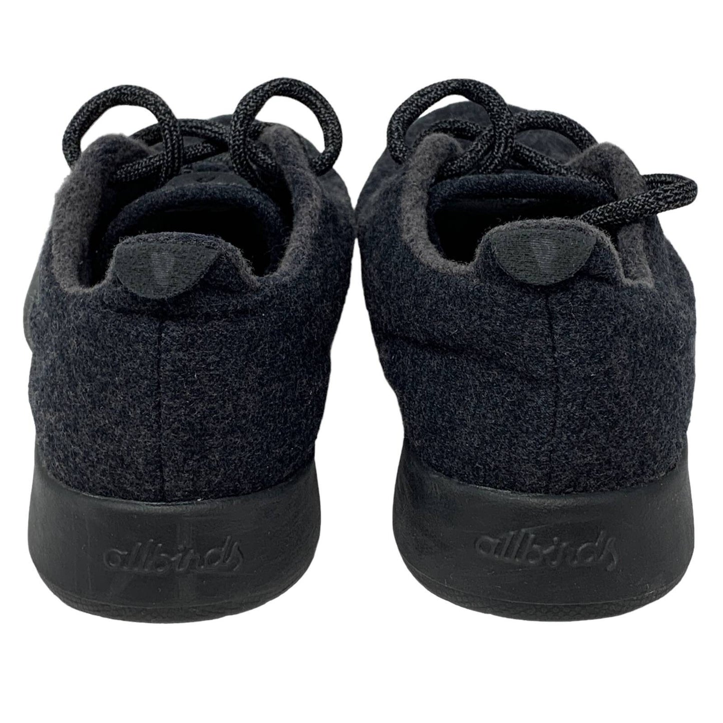 Allbirds Womens Wool Runners Running Shoes Black 0166NVK Low Top Lace Up Size 8