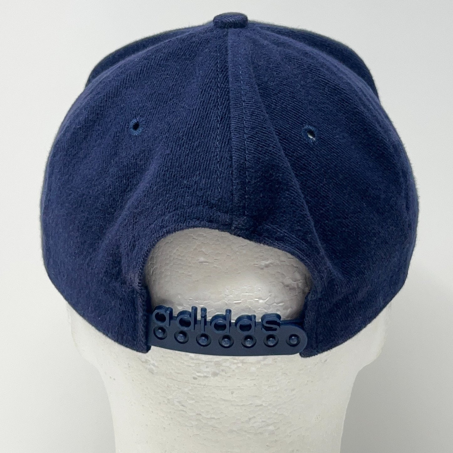 Vintage 90s Adidas Trefoil Hat Baseball Cap Logo Blue 6 Panel Snapback