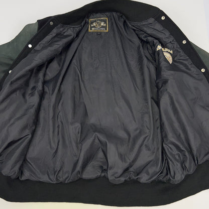 Vintage Holloway Apple Valley Football Varsity Jacket L Large Wool Leather USA