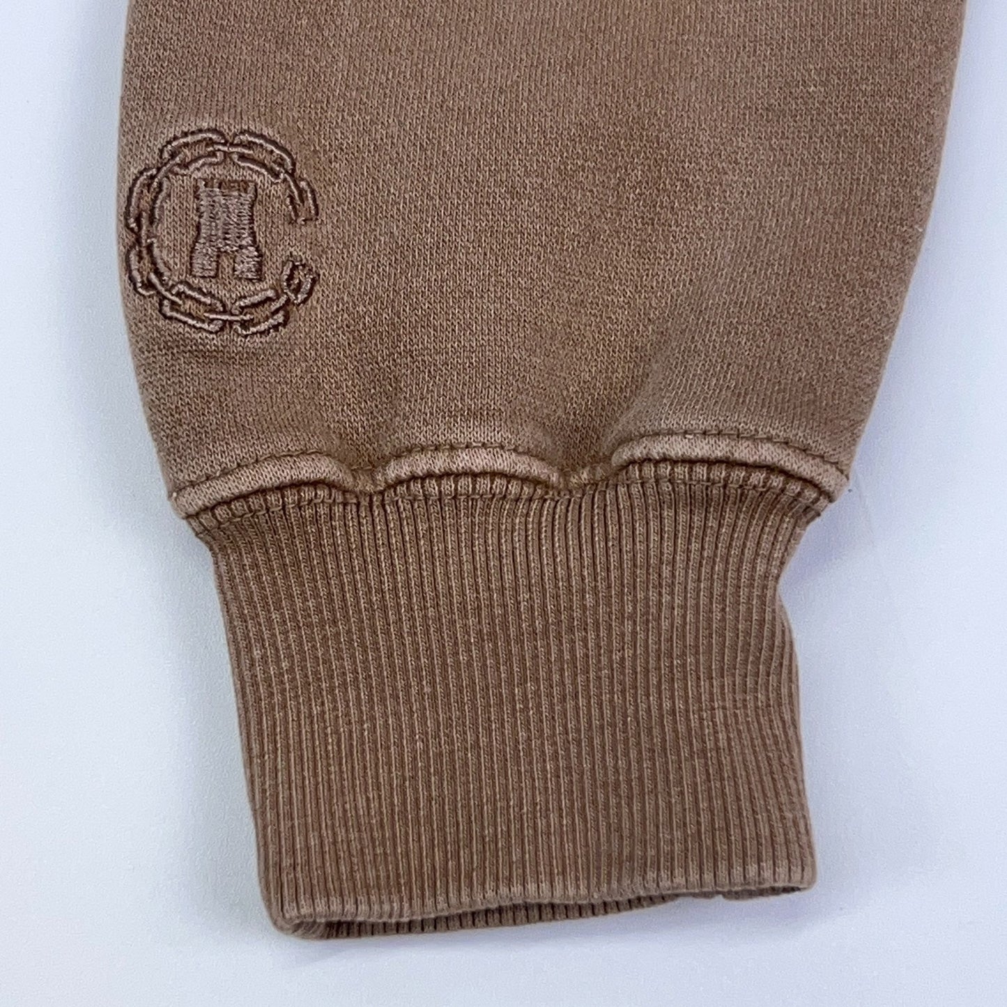 Crooks and Castles Hoodie Hooded Sweatshirt Streetwear Beige Unisex XS X-Small