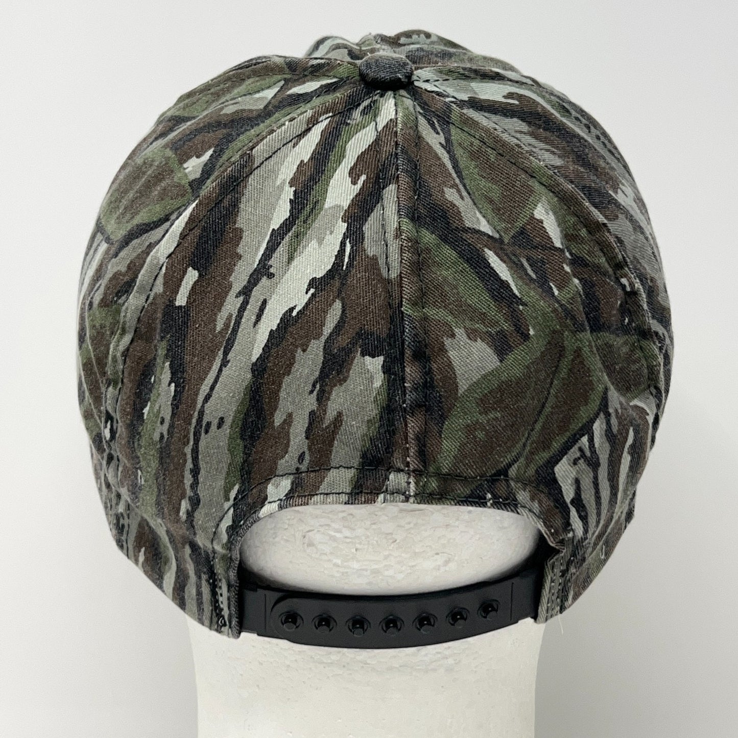 Vintage Hunting Camo Hat Baseball Cap Hunter Camouflage Green Snapback USA Made