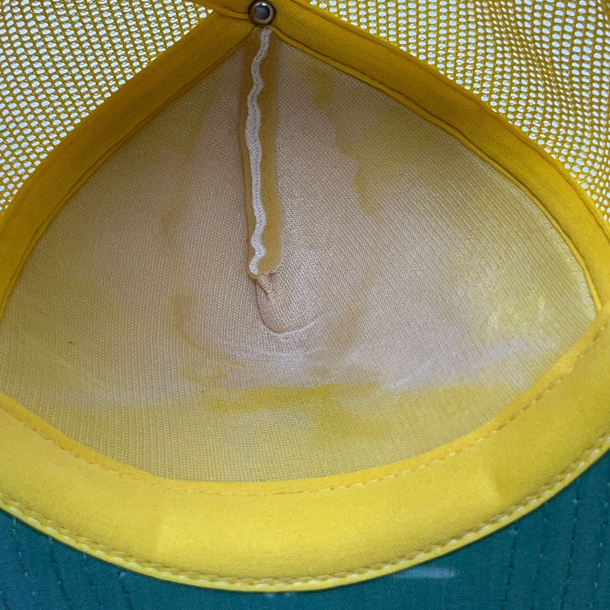 Vintage 80s Georgia Tech Yellow Jackets Rope Trucker Snapback Baseball Hat Cap